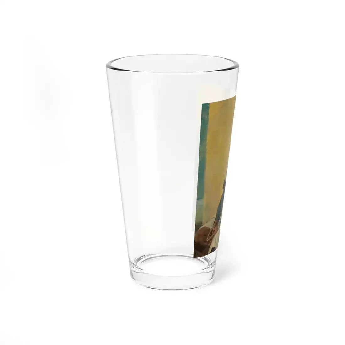 Portrait of Jim Maribol (Magazine Illustration) Pint Glass 16oz - Go Mug Yourself