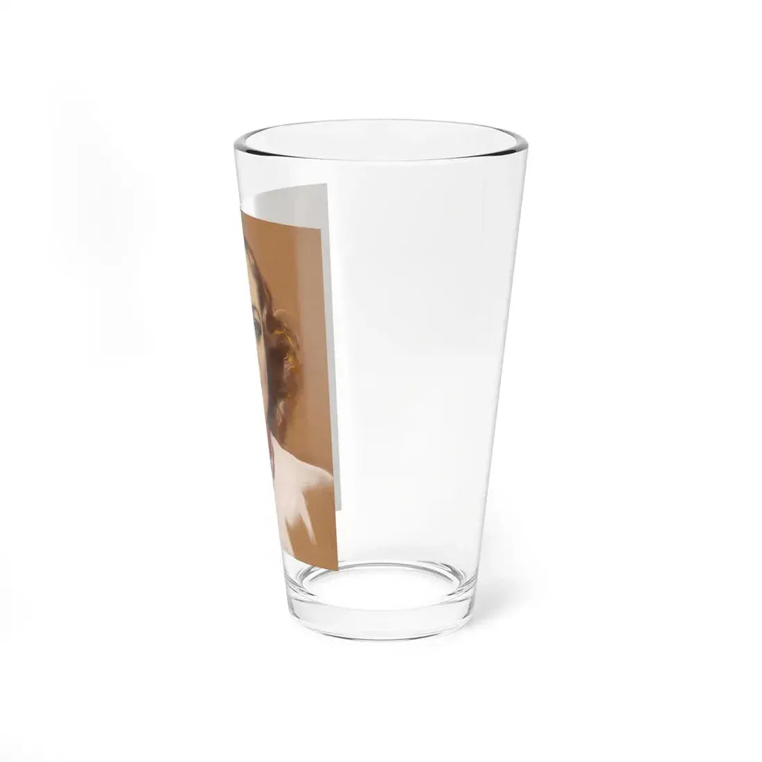 Portrait of Joan Crawford, movie magazine cover (Magazine Illustration) Pint Glass 16oz - Go Mug Yourself
