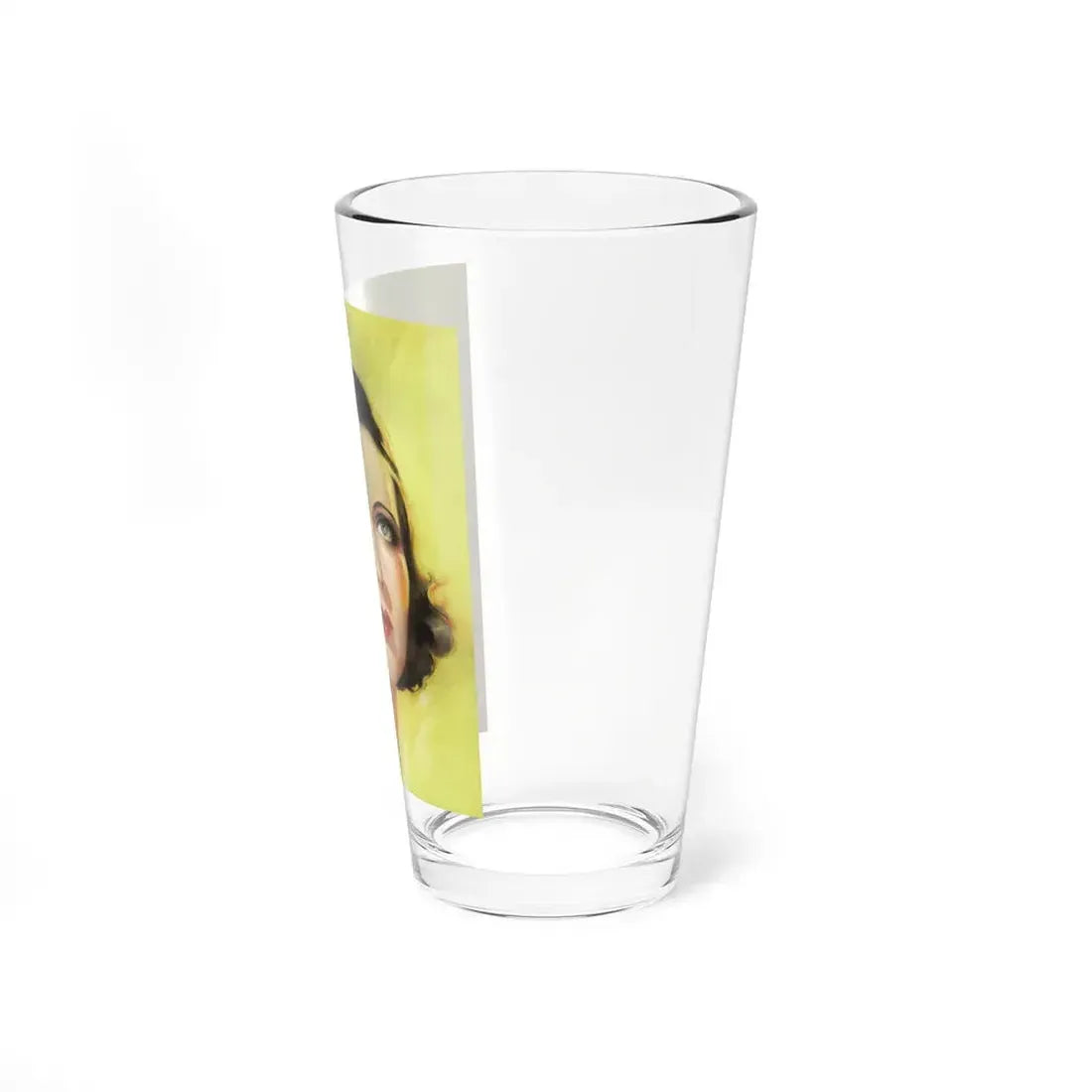 Portrait of Kay Francis, original movie magazine illustration (Magazine Illustration) Pint Glass 16oz - Go Mug Yourself