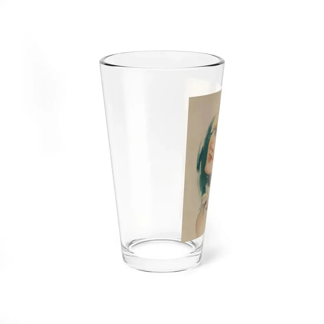 Portrait of Laura LaPlante, after Marland Stone, Motion Picture magazine cover, January 1930 (Magazine Illustration) Pint Glass 16oz - Go Mug Yourself