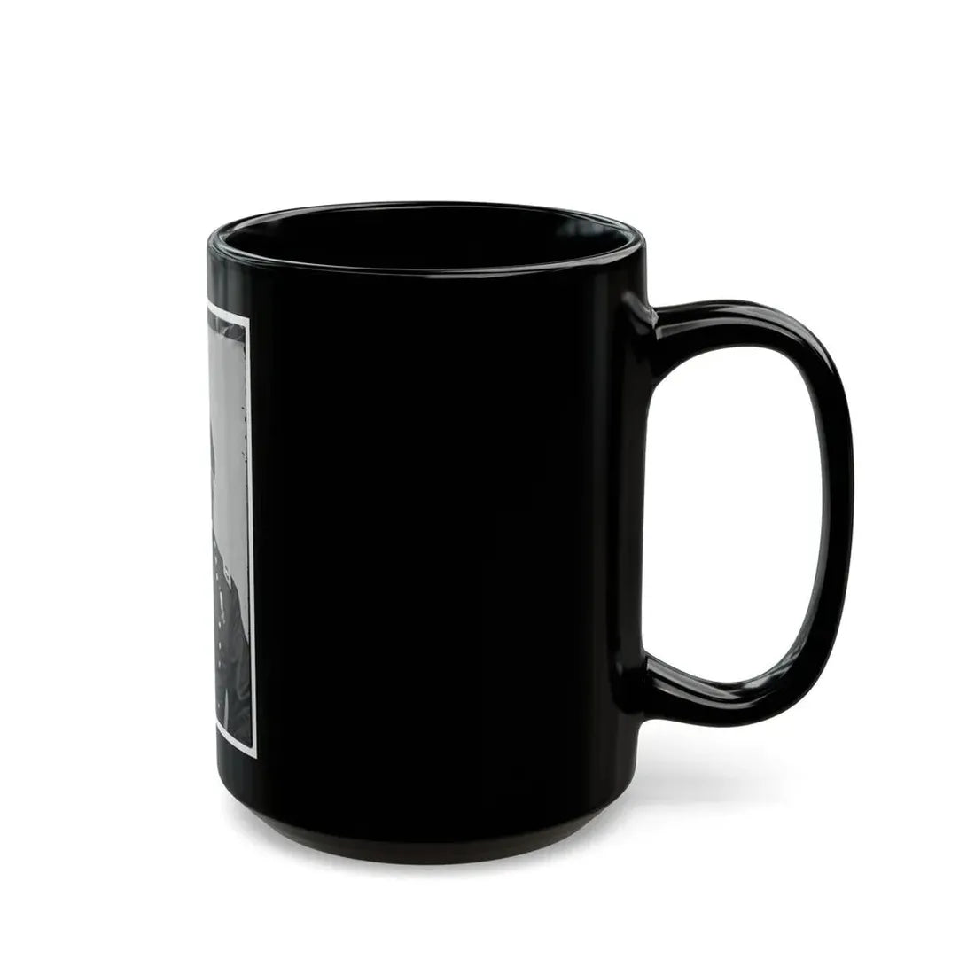 Portrait Of Maj. Gen. Ambrose E. Burnside, Officer Of The Federal Army (U.S. Civil War) Black Coffee Mug - Go Mug Yourself