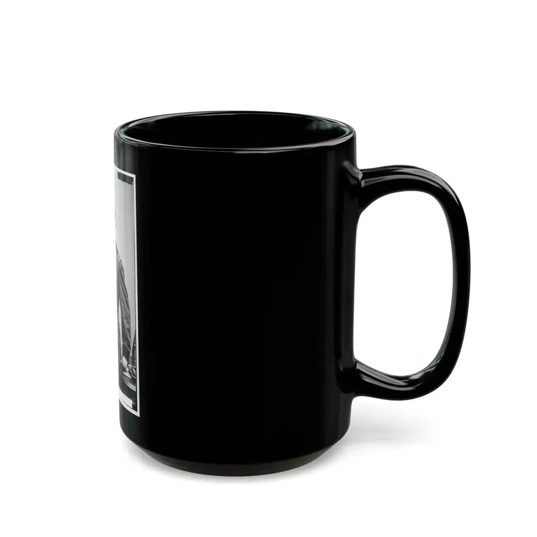 Portrait Of Maj. Gen. (As Of May 6, 1865) James H. Wilson, Officer Of The Federal Army (U.S. Civil War) Black Coffee Mug - Go Mug Yourself