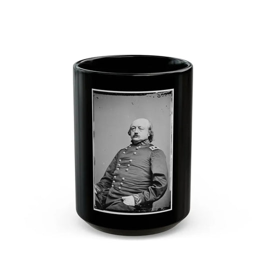 Portrait Of Maj. Gen. Benjamin F. Butler, Officer Of The Federal Army (U.S. Civil War) Black Coffee Mug 15oz - Go Mug Yourself