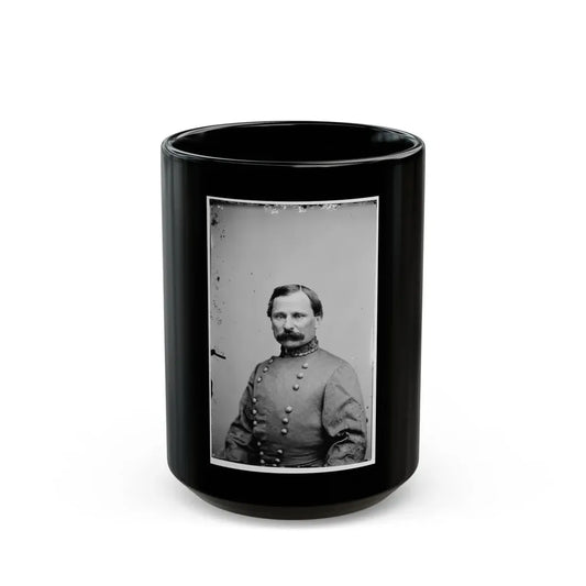 Portrait Of Maj. Gen. Cadmus M. Wilcox, Officer Of The Confederate Army (U.S. Civil War) Black Coffee Mug 15oz - Go Mug Yourself