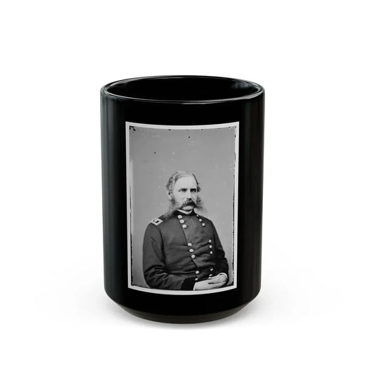 Portrait Of Maj. Gen. Christopher C. Augur, Officer Of The Federal Army (U.S. Civil War) Black Coffee Mug 15oz - Go Mug Yourself
