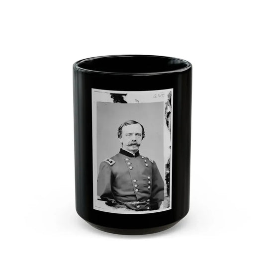 Portrait Of Maj. Gen. Daniel E. Sickles, Officer Of The Federal Army (U.S. Civil War) Black Coffee Mug 15oz - Go Mug Yourself