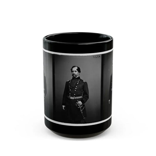 Portrait Of Maj. Gen. David Hunter, Officer Of The Federal Army (U.S. Civil War) Black Coffee Mug 15oz - Go Mug Yourself