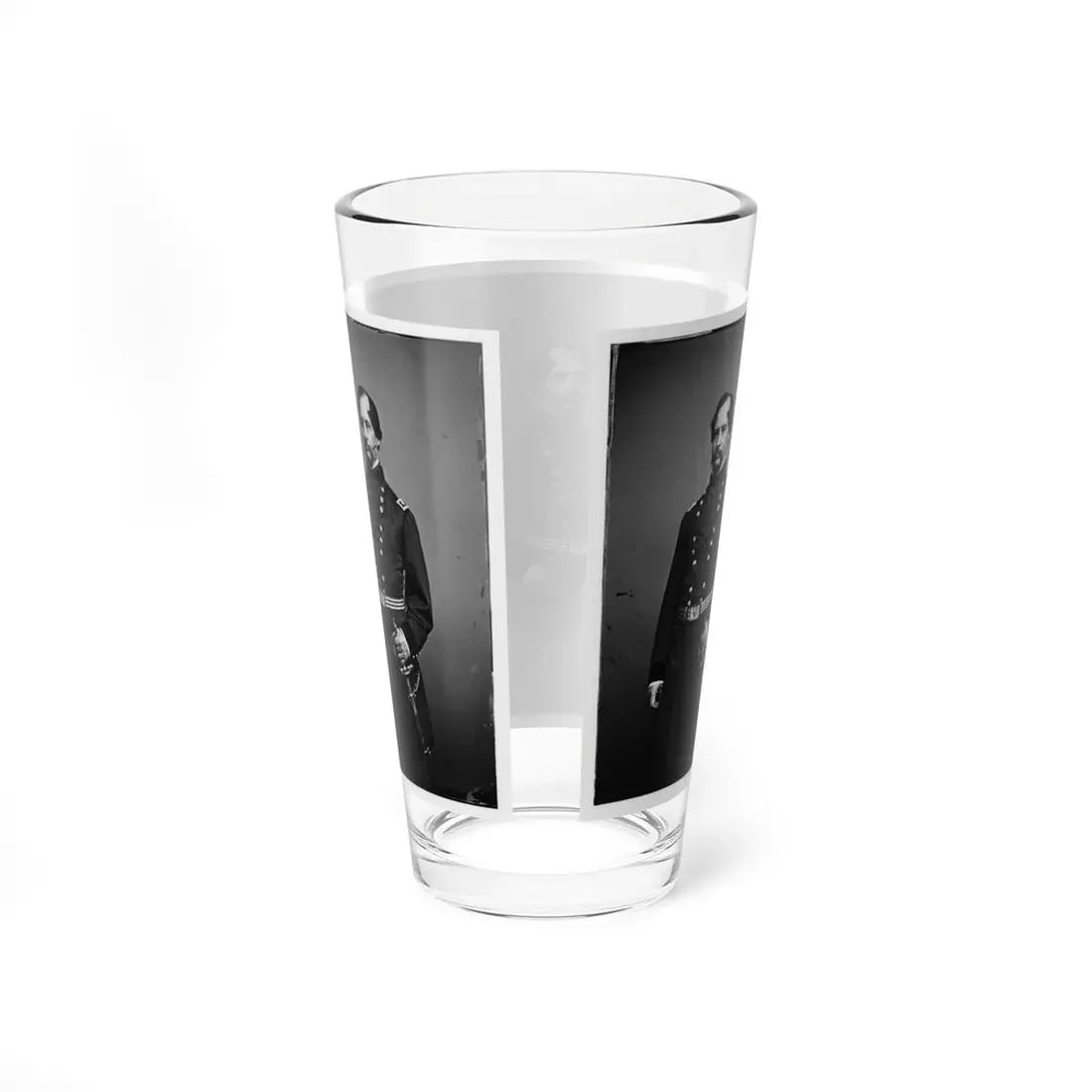 Portrait Of Maj. Gen. David Hunter, Officer Of The Federal Army (U.S. Civil War) Pint Glass 16oz - Go Mug Yourself