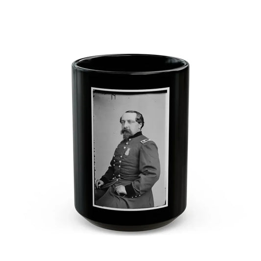 Portrait Of Maj. Gen. Edward Ferrero, Officer Of The Federal Army (U.S. Civil War) Black Coffee Mug 15oz - Go Mug Yourself