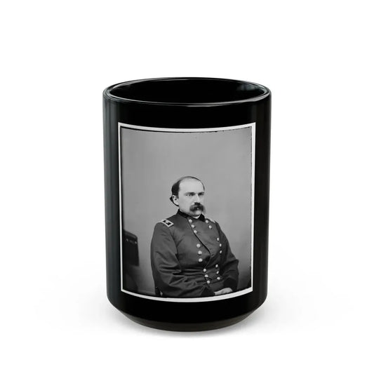 Portrait Of Maj. Gen. Edward M. Mccook, Officer Of The Federal Army (U.S. Civil War) Black Coffee Mug 15oz - Go Mug Yourself