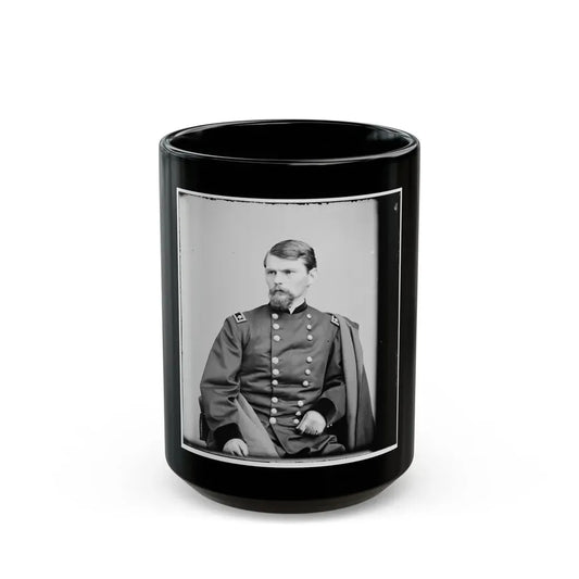 Portrait Of Maj. Gen. Emory Upton, Officer Of The Federal Army (U.S. Civil War) Black Coffee Mug 15oz - Go Mug Yourself