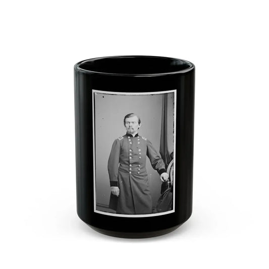 Portrait Of Maj. Gen. Franz Sigel, Officer Of The Federal Army (U.S. Civil War) Black Coffee Mug 15oz - Go Mug Yourself