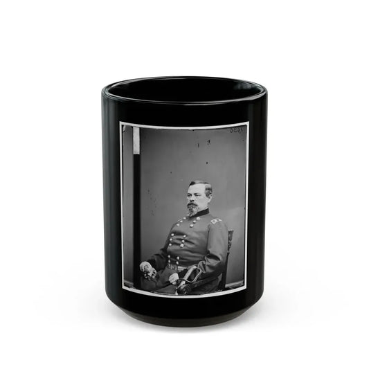 Portrait Of Maj. Gen. Irvin Mcdowell, Officer Of The Federal Army (U.S. Civil War) Black Coffee Mug 15oz - Go Mug Yourself