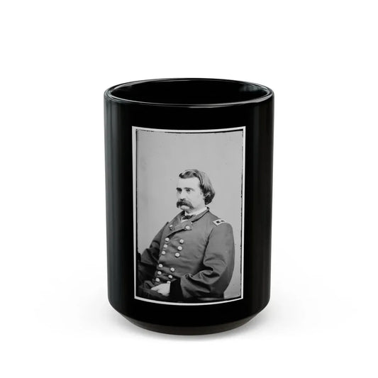 Portrait Of Maj. Gen. John A. Logan, Officer Of The Federal Army (U.S. Civil War) Black Coffee Mug 15oz - Go Mug Yourself