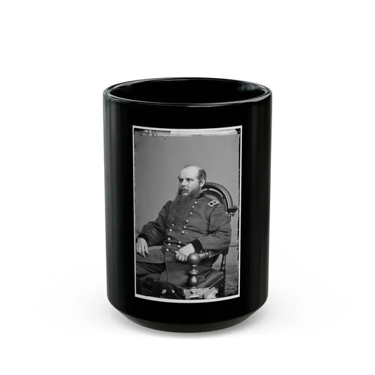 Portrait Of Maj. Gen. John M. Schofield, Officer Of The Federal Army (U.S. Civil War) Black Coffee Mug 15oz - Go Mug Yourself