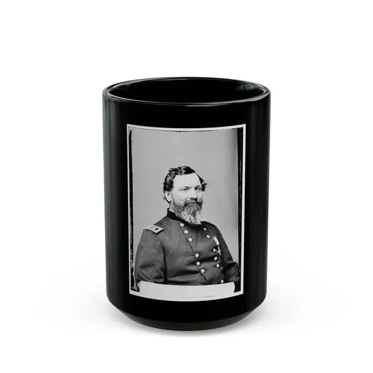 Portrait Of Maj. Gen. John Sedgwick, Officer Of The Federal Army (U.S. Civil War) Black Coffee Mug 15oz - Go Mug Yourself