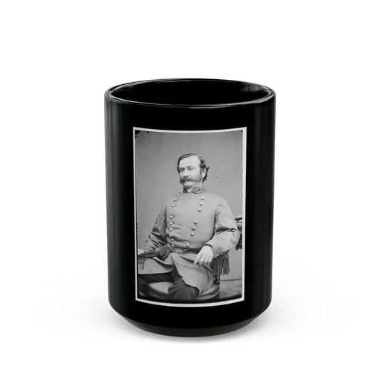 Portrait Of Maj. Gen. Mansfield Lovell, Officer Of The Confederate Army (U.S. Civil War) Black Coffee Mug 15oz - Go Mug Yourself