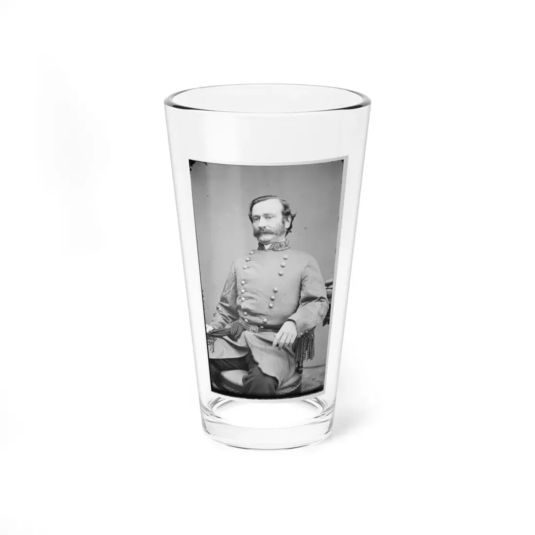 Portrait Of Maj. Gen. Mansfield Lovell, Officer Of The Confederate Army (U.S. Civil War) Pint Glass 16oz 16oz - Go Mug Yourself