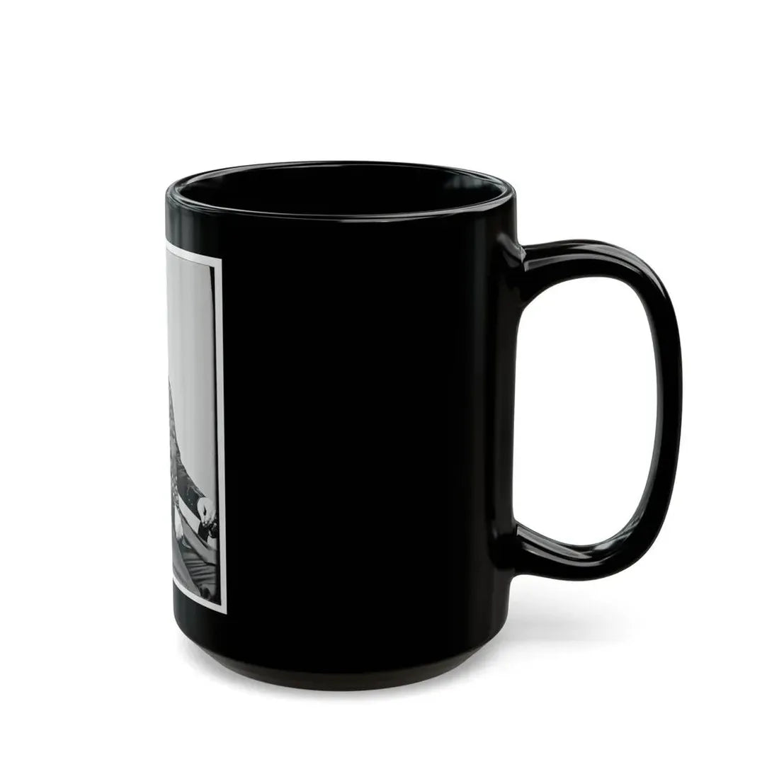 Portrait Of Maj. Gen. Samuel R. Curtis, Officer Of The Federal Army (U.S. Civil War) Black Coffee Mug - Go Mug Yourself