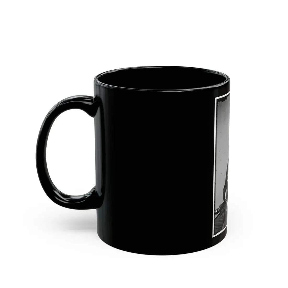 Portrait Of Maj. Gen. William B. Franklin, Officer Of The Federal Army (U.S. Civil War) Black Coffee Mug - Go Mug Yourself