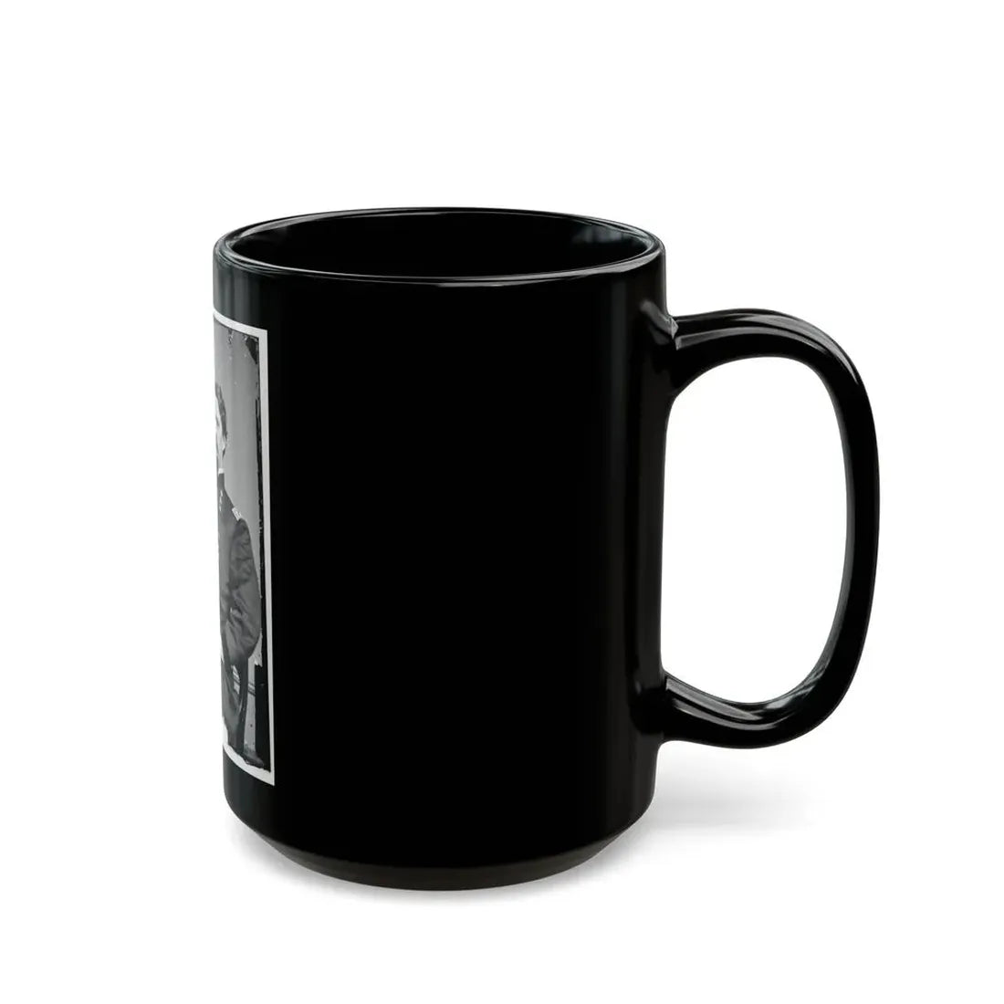 Portrait Of Maj. Gen. Winfield S. Hancock, Officer Of The Federal Army (U.S. Civil War) Black Coffee Mug - Go Mug Yourself