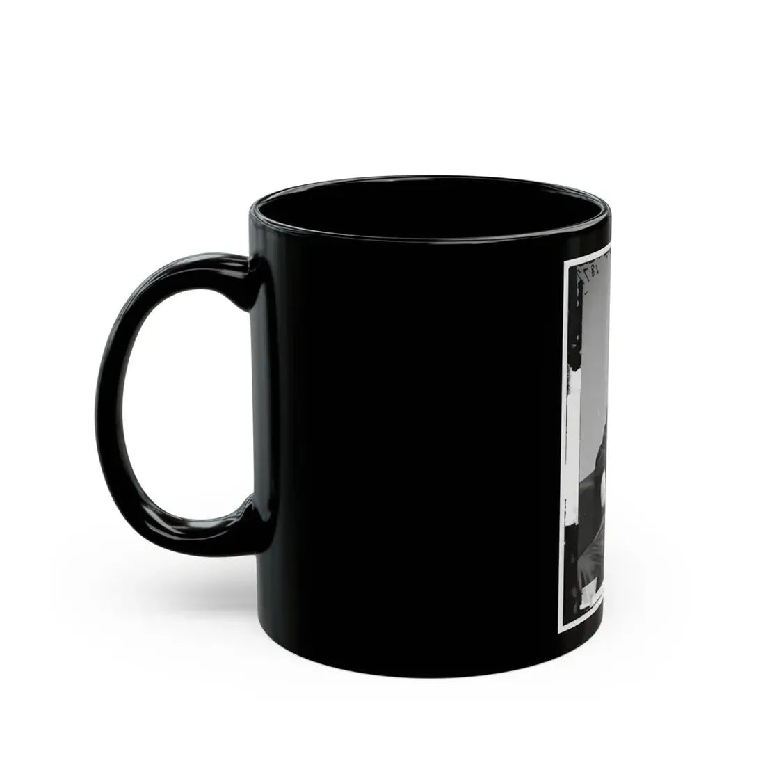 Portrait Of Maj. Gen. Winfield S. Hancock, Officer Of The Federal Army (U.S. Civil War) Black Coffee Mug - Go Mug Yourself