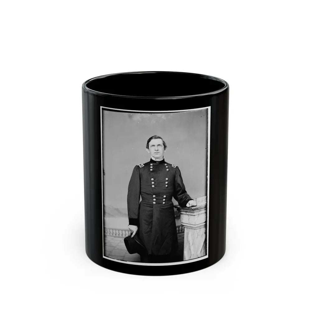 Portrait Of Maj. Gen. Edward R. S. Canby, Officer Of The Federal Army (U.S. Civil War) Black Coffee Mug-11oz-Go Mug Yourself
