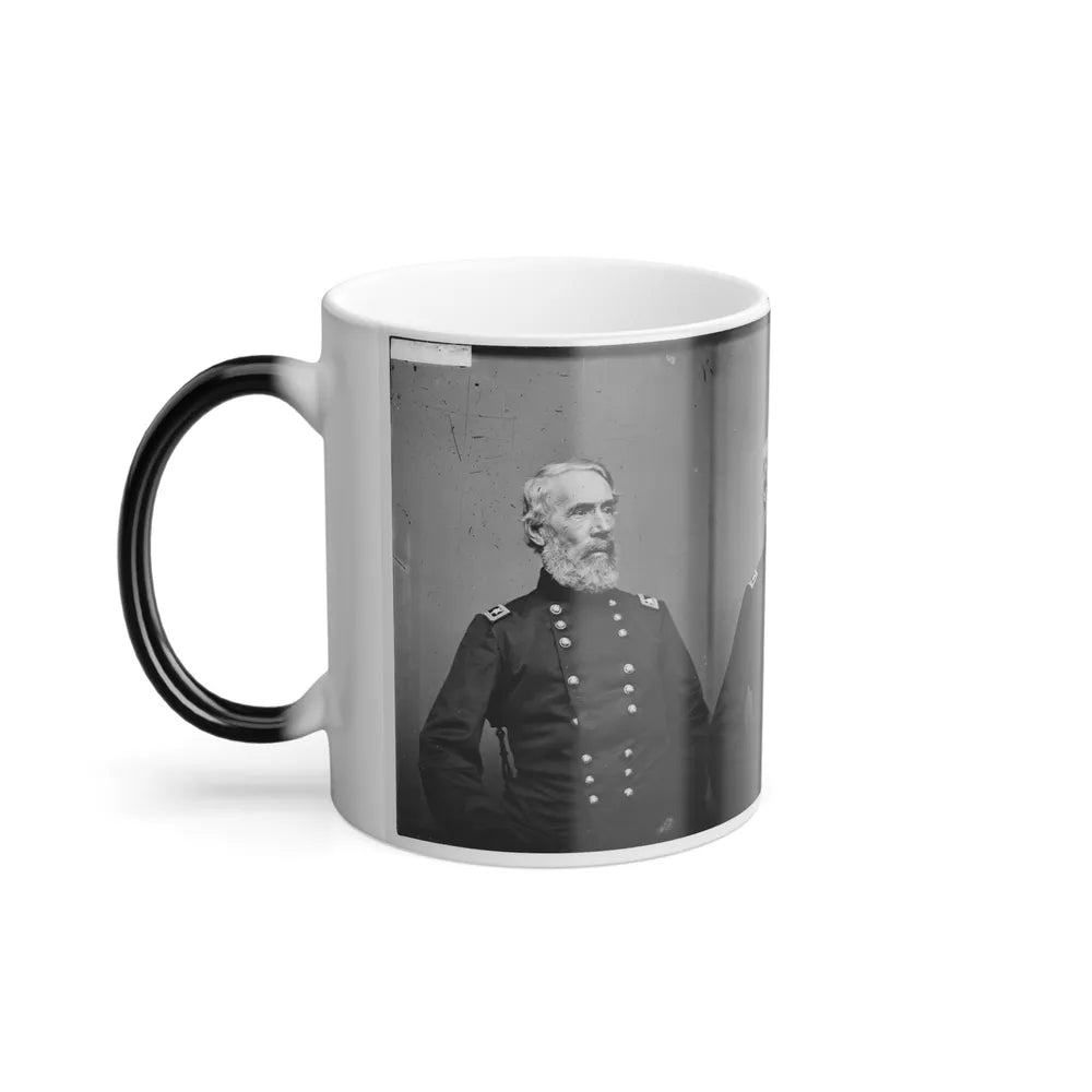 Portrait of Maj. Gen. Edwin V. Sumner, Officer of the Federal Army (U.S. Civil War) Color Changing Coffee Mug 11oz-Go Mug Yourself
