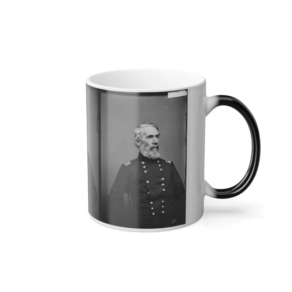 Portrait of Maj. Gen. Edwin V. Sumner, Officer of the Federal Army (U.S. Civil War) Color Changing Coffee Mug 11oz-Go Mug Yourself