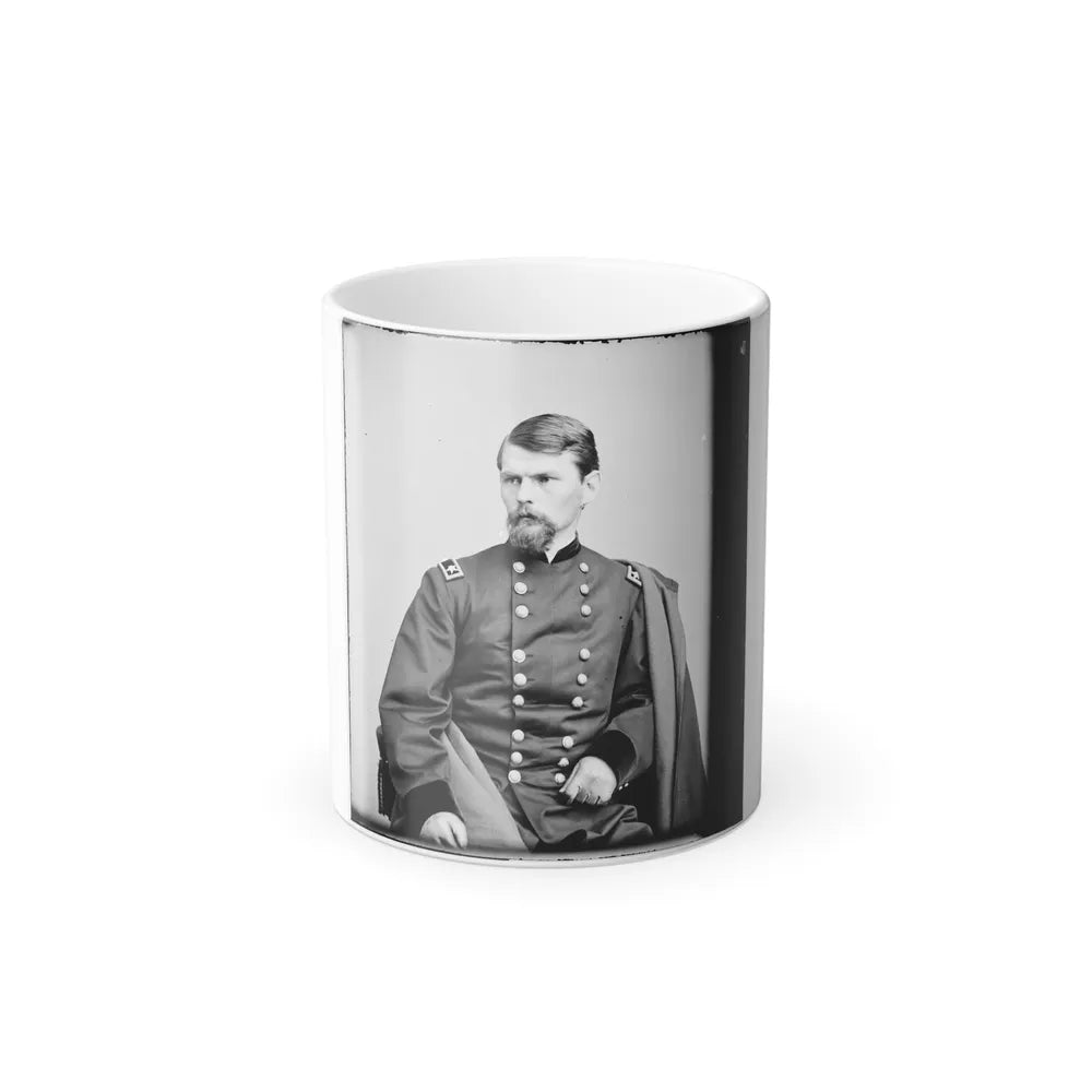 Portrait of Maj. Gen. Emory Upton, Officer of the Federal Army (U.S. Civil War) Color Changing Coffee Mug 11oz-11oz-Go Mug Yourself