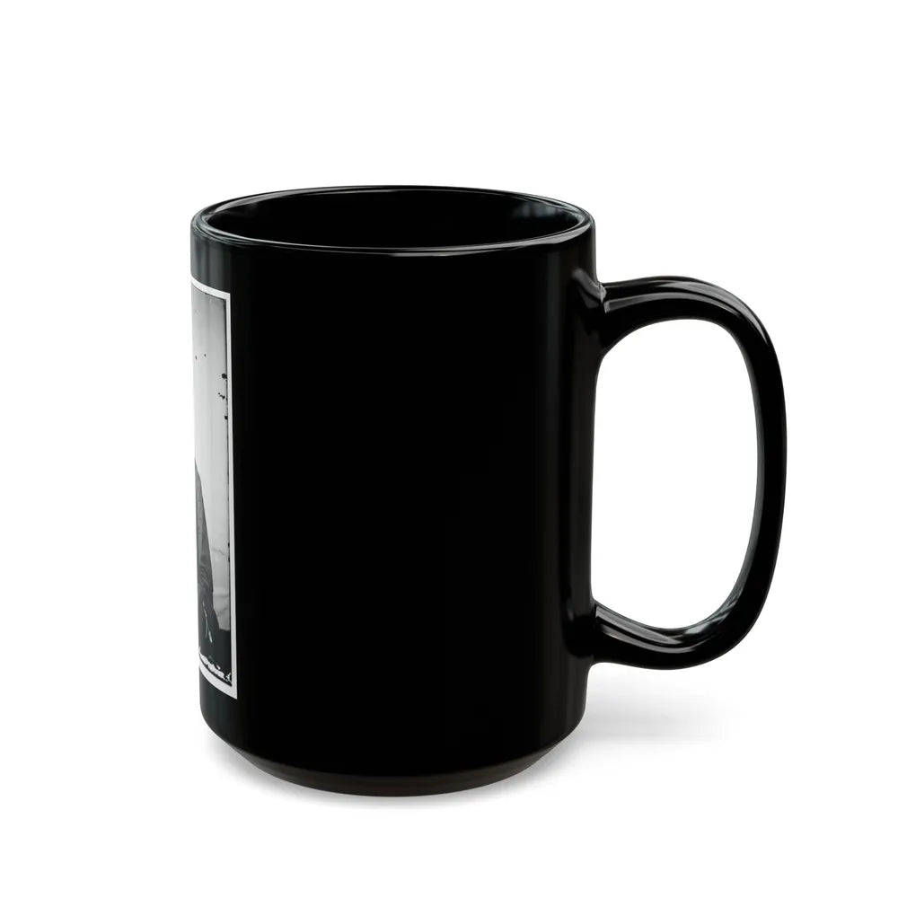 Portrait Of Maj. Gen. George H. Thomas, Officer Of The Federal Army (U.S. Civil War) Black Coffee Mug-Go Mug Yourself