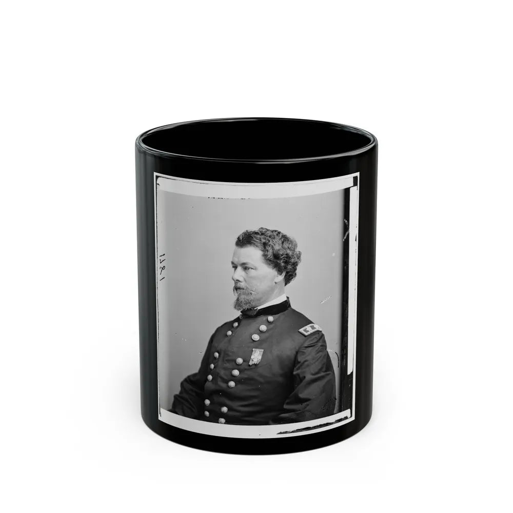 Portrait Of Maj. Gen. Horatio G. Wright, Officer Of The Federal Army (U.S. Civil War) Black Coffee Mug-11oz-Go Mug Yourself