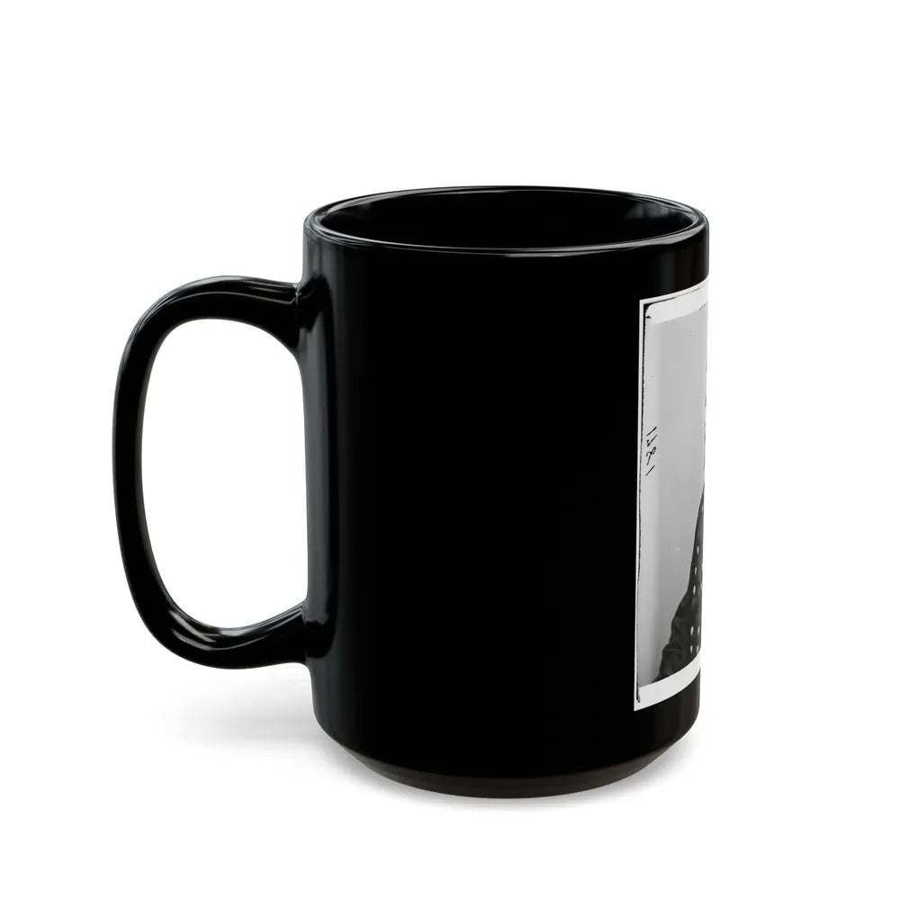 Portrait Of Maj. Gen. Horatio G. Wright, Officer Of The Federal Army (U.S. Civil War) Black Coffee Mug-Go Mug Yourself