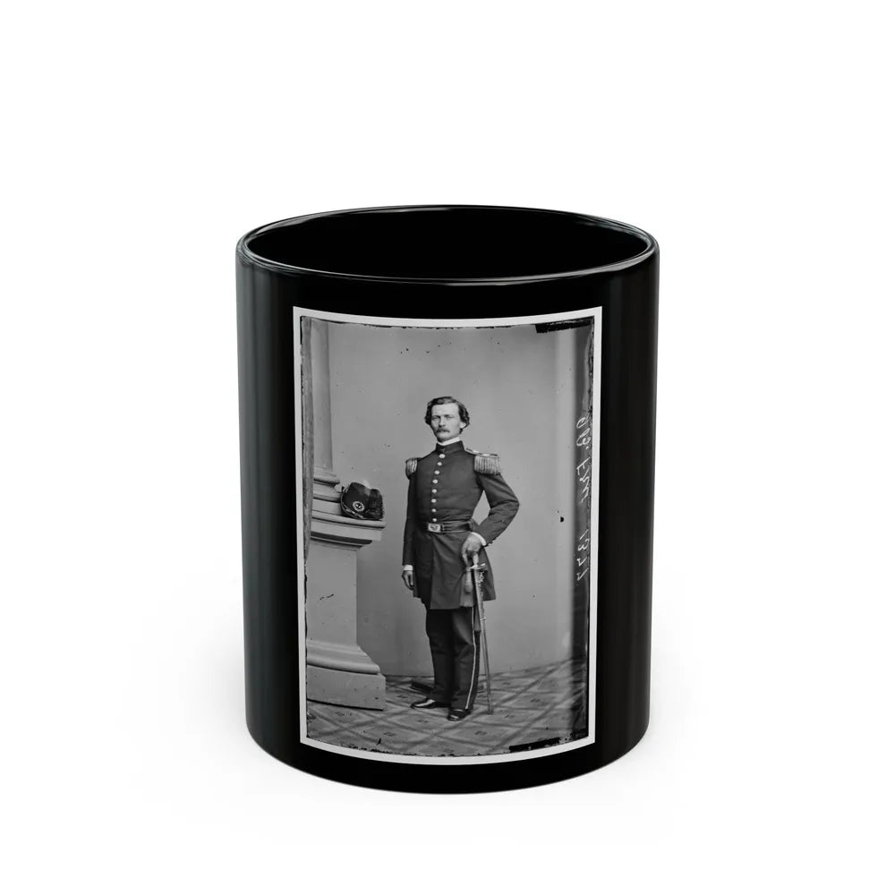 Portrait Of Maj. Gen. James B. Fry, Officer Of The Federal Army (Brig. Gen. From April 21, 1864) (U.S. Civil War) Black Coffee Mug-11oz-Go Mug Yourself