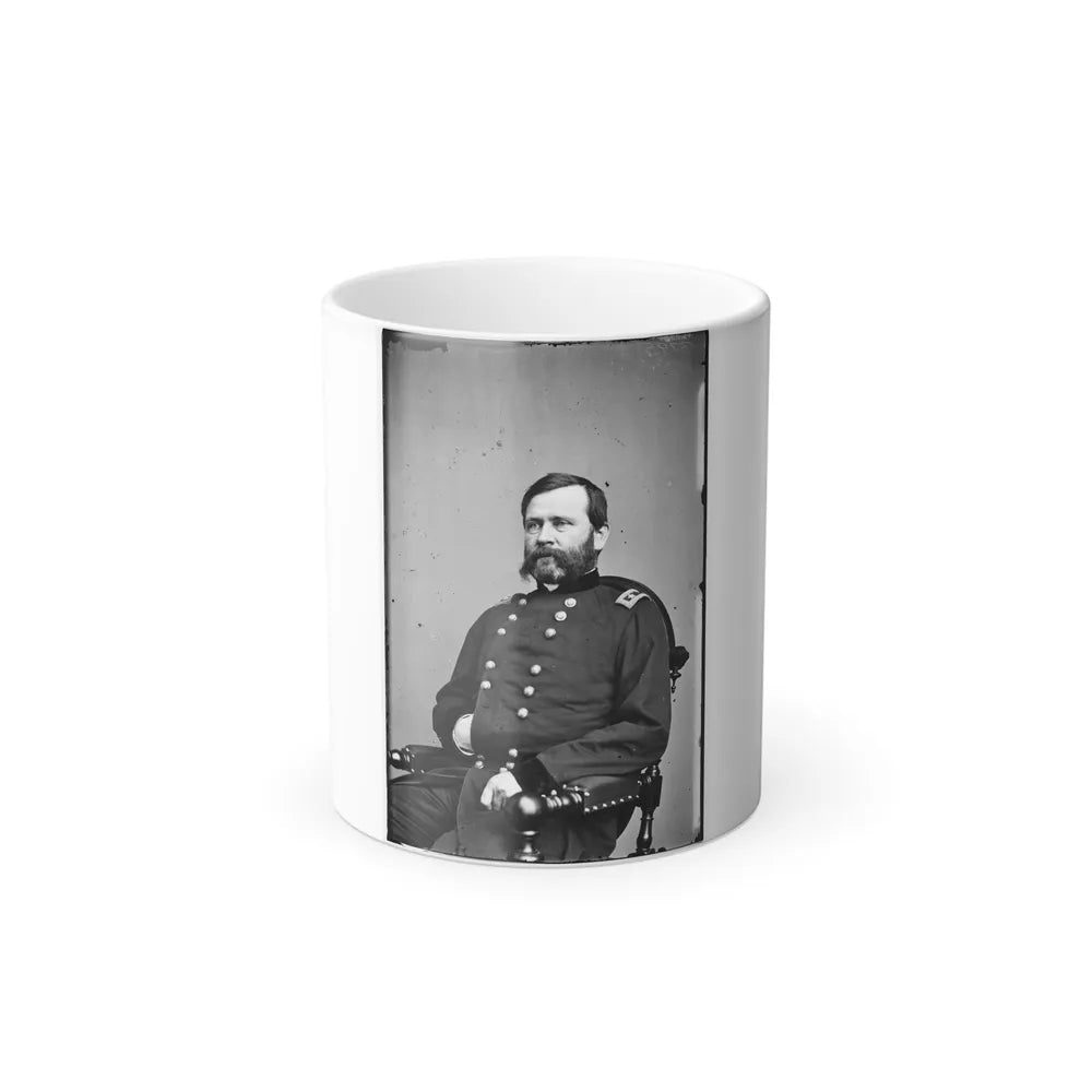 Portrait of Maj. Gen. William B. Franklin, Officer of the Federal Army (U.S. Civil War) Color Changing Coffee Mug 11oz-11oz-Go Mug Yourself