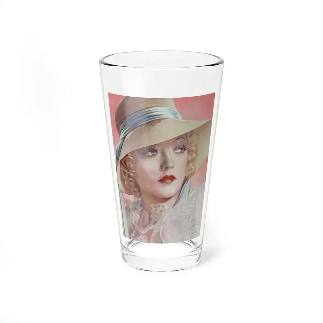 Portrait of Marion Davies (Magazine Illustration) Pint Glass 16oz 16oz - Go Mug Yourself