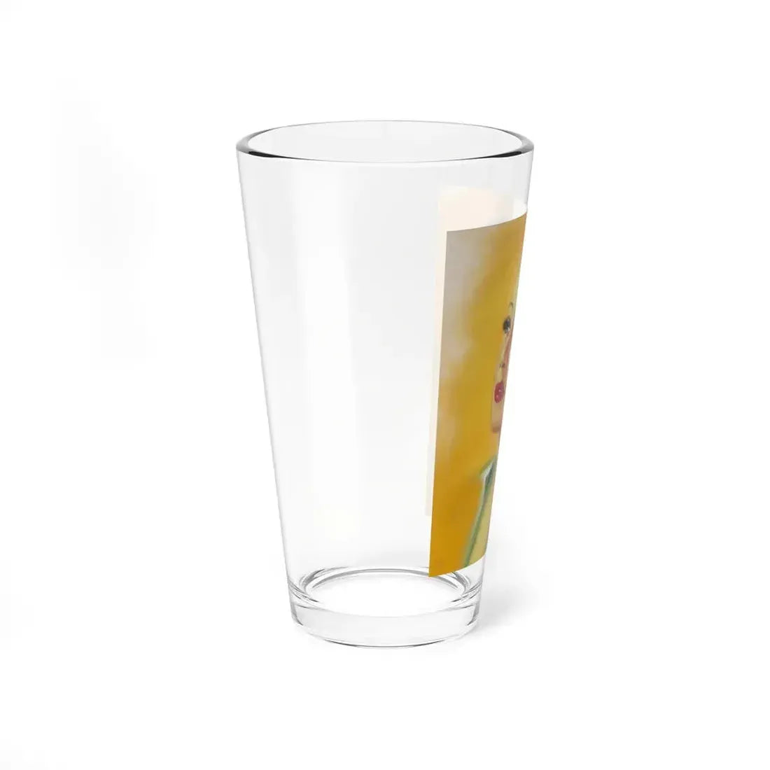 Portrait of Merle Oberon, movie magazine cover (Magazine Illustration) Pint Glass 16oz - Go Mug Yourself