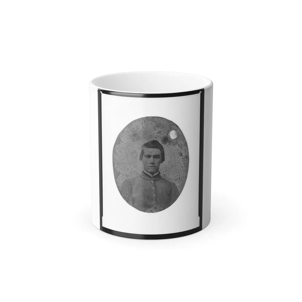 Portrait of Pvt. Bentley Weston, Bugler, Company a, 7Th South Carolina Cavalry, C.S.A. (U.S. Civil War) Color Changing Coffee Mug 11oz-11oz-Go Mug Yourself
