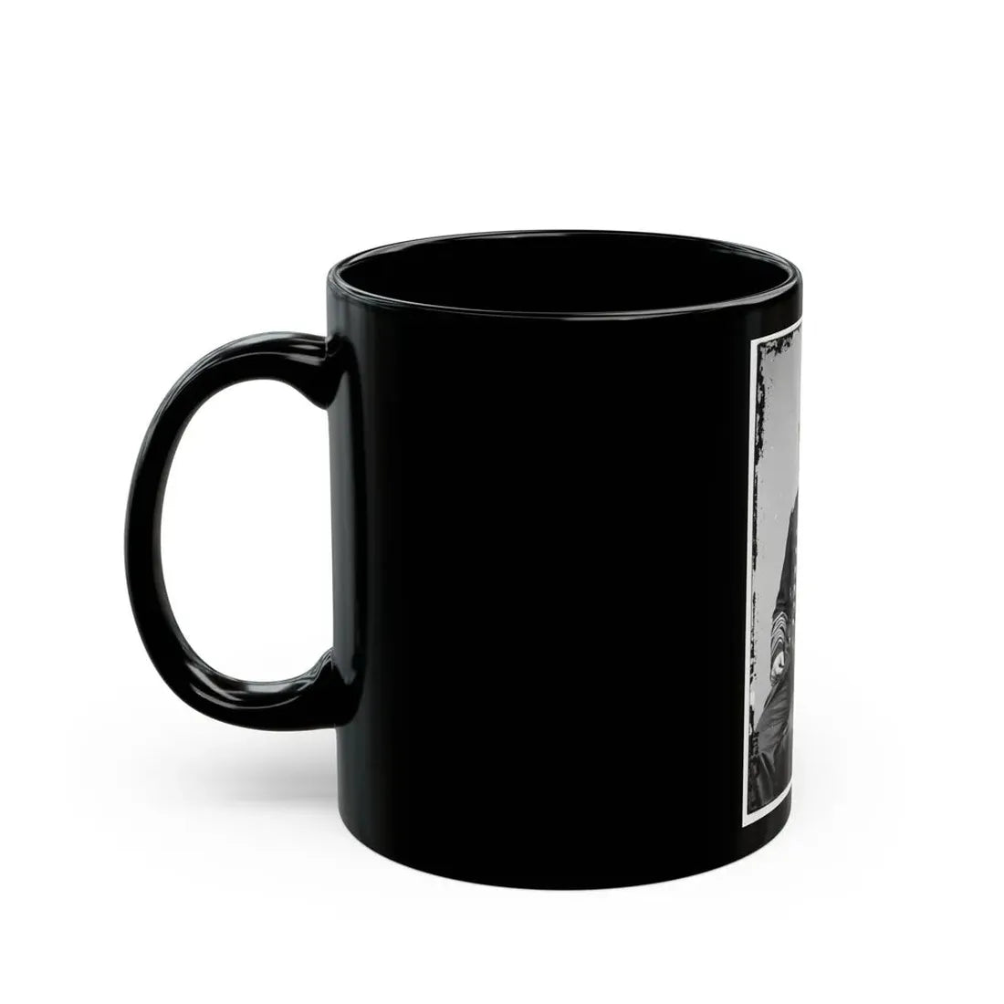 Portrait Of Rear Adm. David G. Farragut, Officer Of The Federal Navy (Vice Adm. From Dec. 3, 1864) (U.S. Civil War) Black Coffee Mug - Go Mug Yourself