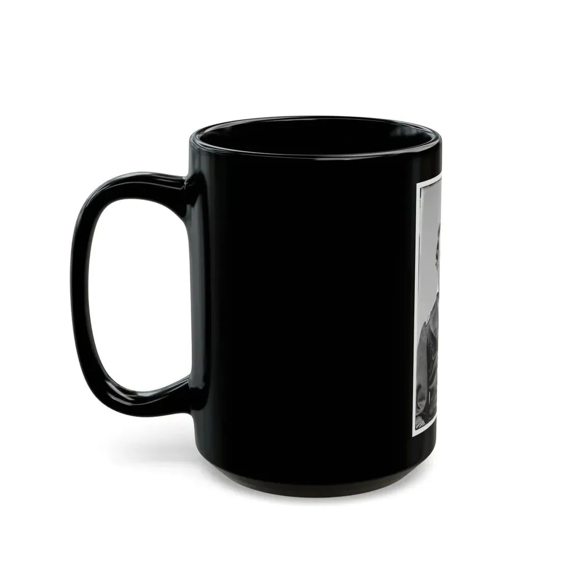 Portrait Of Rear Adm. Francis H. Gregory, Officer Of The Federal Navy (U.S. Civil War) Black Coffee Mug - Go Mug Yourself