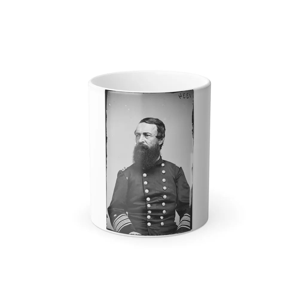 Portrait of Rear Adm. David D. Porter, Officer of the Federal Navy (U.S. Civil War) Color Changing Coffee Mug 11oz-11oz-Go Mug Yourself