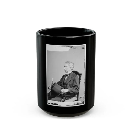 Portrait Of Secretary Of State William H. Seward, Officer Of The United States Government (U.S. Civil War) Black Coffee Mug 15oz - Go Mug Yourself