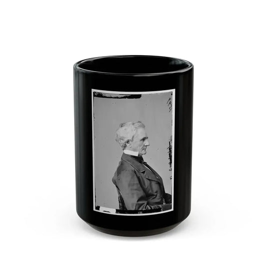 Portrait Of Secretary Of War Simon Cameron, Officer Of The United States Government (U.S. Civil War) Black Coffee Mug 15oz - Go Mug Yourself