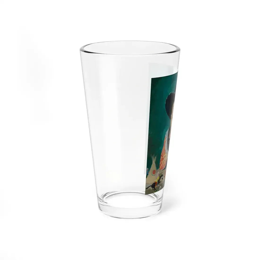 Portrait of Teddy Hampson (Magazine Illustration) Pint Glass 16oz - Go Mug Yourself
