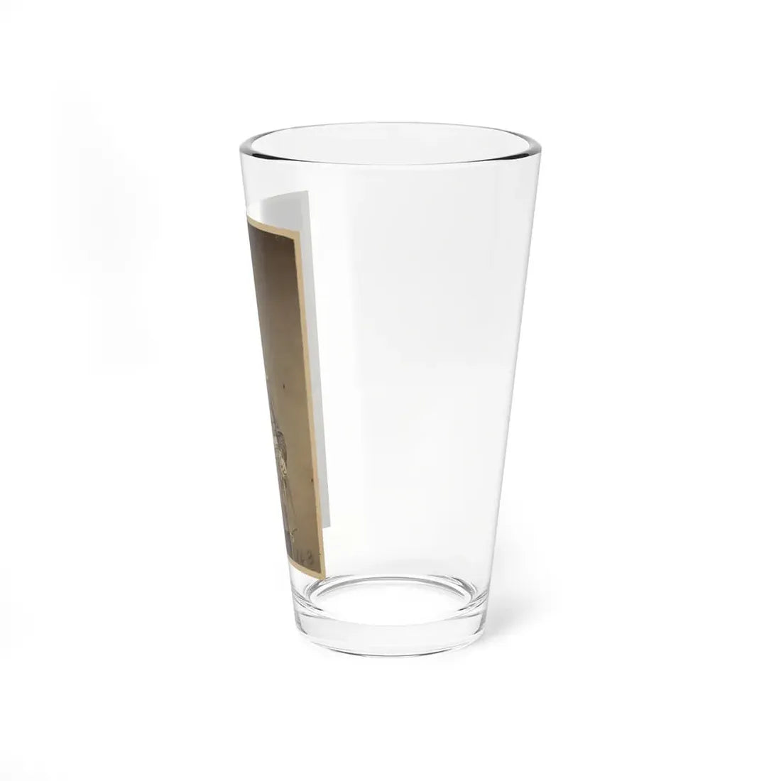 Portrait Of Union Soldier Holding A Sword (U.S. Civil War) Pint Glass 16oz - Go Mug Yourself