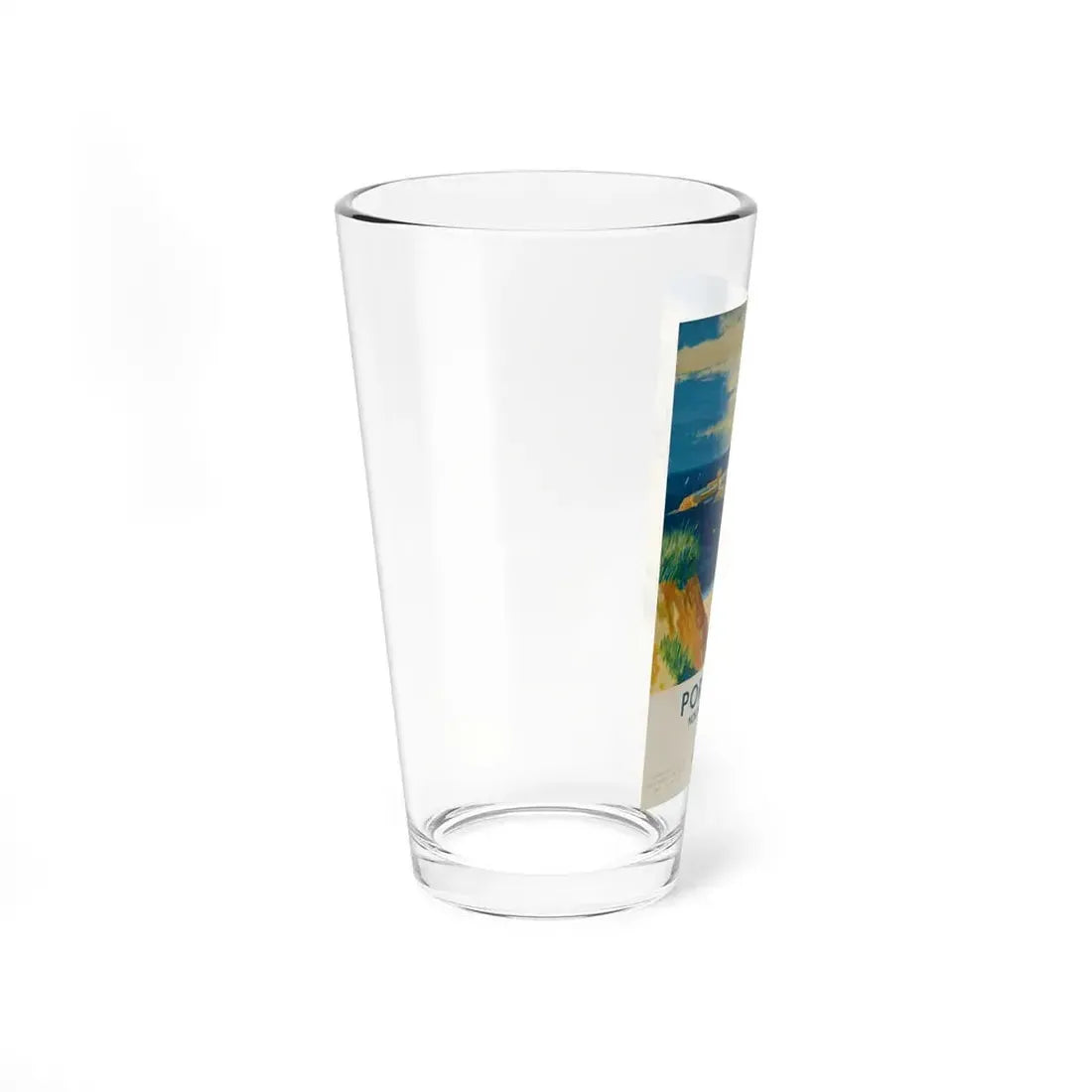 Portrush, Northern Ireland, British Railways (Magazine Illustration) Pint Glass 16oz - Go Mug Yourself