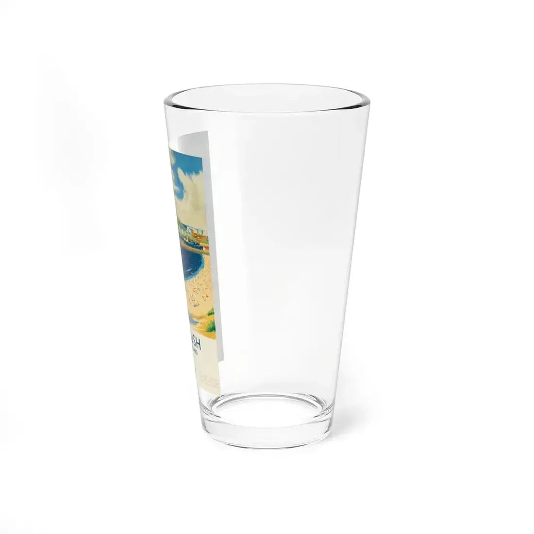 Portrush, Northern Ireland, British Railways (Magazine Illustration) Pint Glass 16oz - Go Mug Yourself