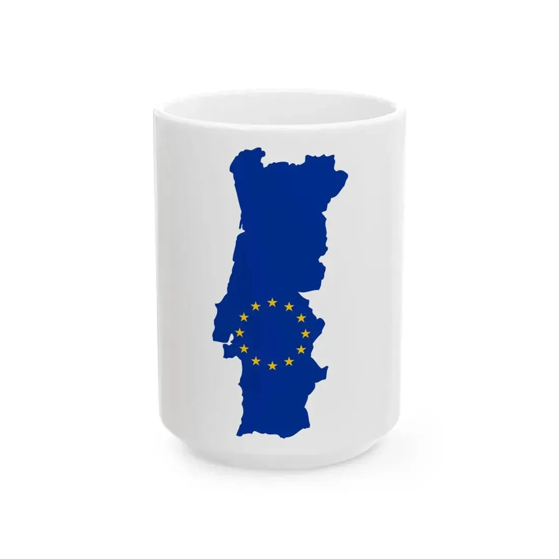 Portugal EU (Portugal) White Coffee Mug 15oz - Go Mug Yourself