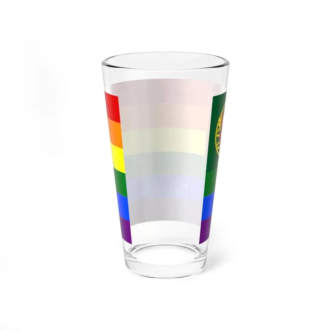 Portugal Gay flag (Portugal) Pint Glass 16oz - Go Mug Yourself