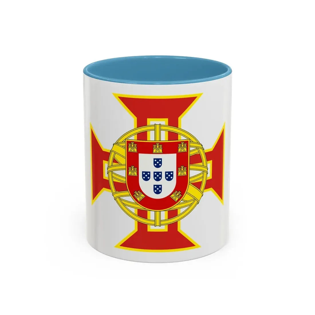 Portugal Order of the Colonial Empire - Accent Coffee Mug 11oz Light Blue - Go Mug Yourself